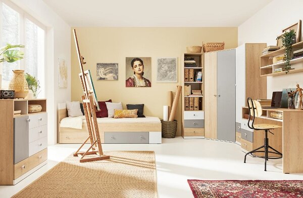 Meblar Dětský pokoj Bergamo - sestava 1 Velikost spací plochy: 200x90, Matrace: ne