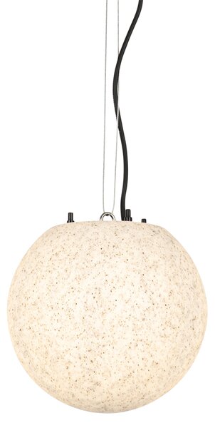 Chytrá venkovní lampa šedá 25 cm IP65 vč. WiFi A60 - Nura