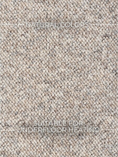 Šedokrémový pratelný koberec 240x340 cm Rocco Dark Cream – Elle Decoration