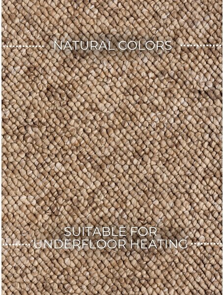 Světle hnědý pratelný koberec 80x150 cm Rocco Caramel – Elle Decoration