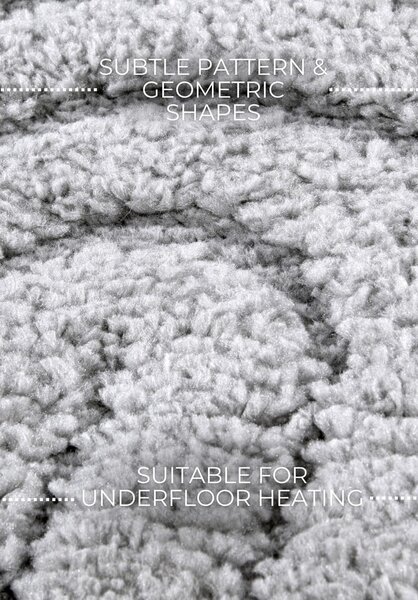 Světle šedý kulatý koberec ø 200 cm Panglao New York Light Grey – Elle Decoration