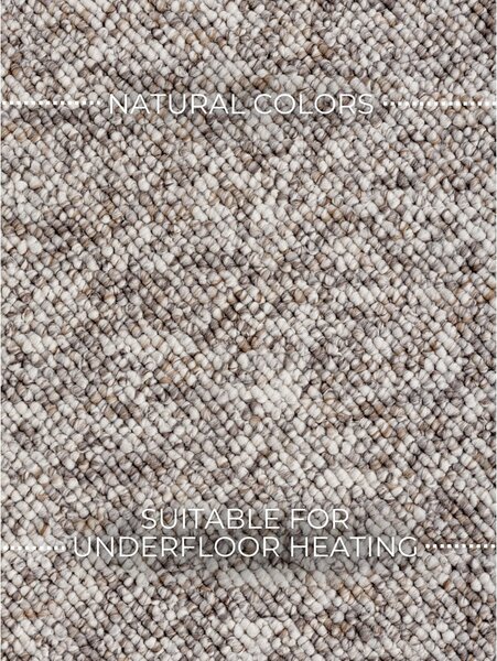 Šedý pratelný běhoun 80x240 cm Rocco Taupe – Elle Decoration