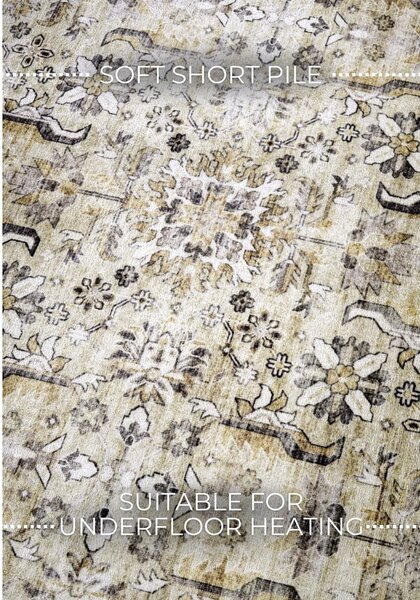 Béžový koberec 120x160 cm Saveh Cream Gold – Elle Decoration