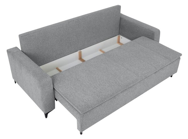 POHOVKA, dřevo, kov, textil, šedá Carryhome - Pohovky