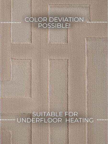 Béžový koberec 120x170 cm Perles Onyx – Elle Decoration