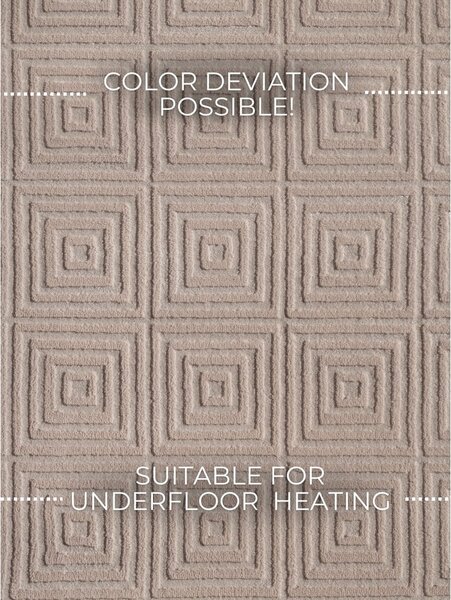 Béžový koberec 120x170 cm Perles Tourmaline – Elle Decoration