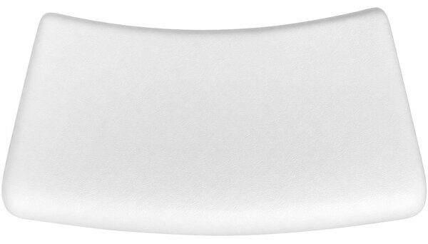 Podhlavník pro vany - obdélníkový - bílý - 30x15 cm