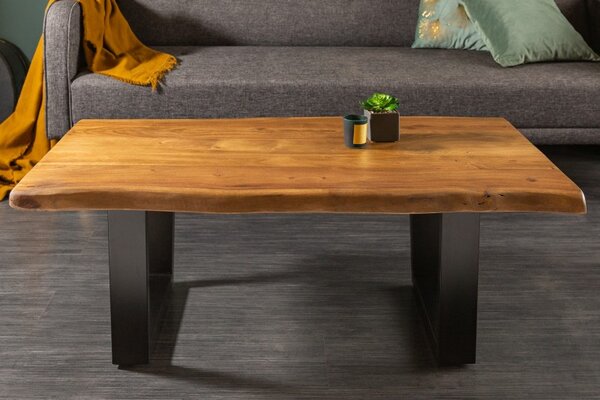 Designový konferenční stolek Massive, 110 cm akácie honey 35mm