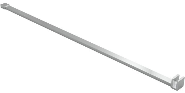 Sprchová vzpěra Onyx - hranatá - vodorovná - chrom - 150 cm