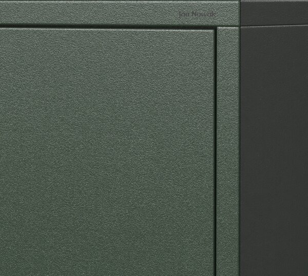Noční stolek MIA, 424 x 595 x 400 mm, Modern: zelená láhev barva