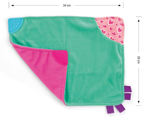 Plyšová deka Blanky 14325 růžová