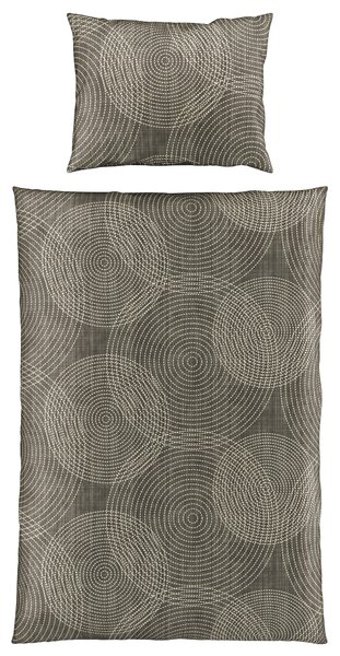 POVLEČENÍ, satén, hnědá, 140/200 cm Novel - Povlečení