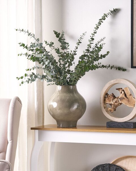 Váza na květiny MAGAN Keramika 31 cm Taupe
