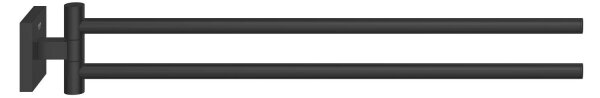GROHE 409762430 - Držák ručníků START CUBE 438 mm černá