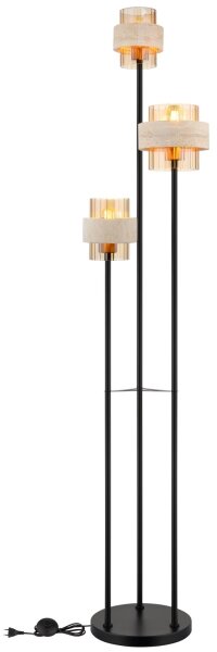 Globo 16090-3S - Stojací lampa DAREN 3xE27/40W/230V