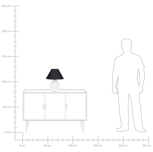 Stolní lampa CADENA Keramika Béžová