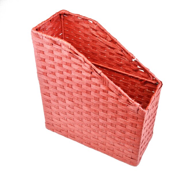 Vingo Pořadač na časopisy červený