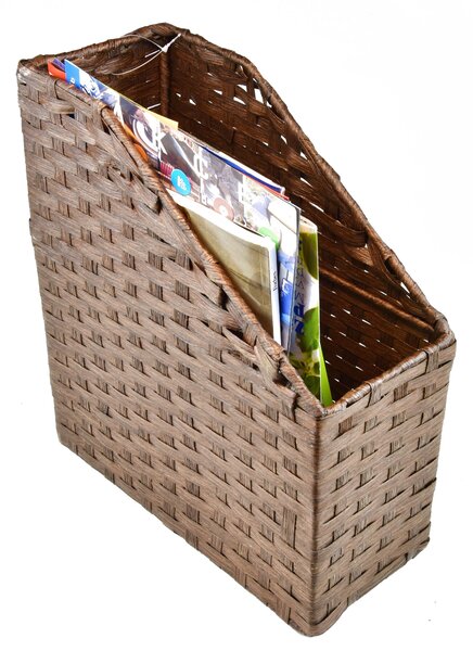 Vingo Pořadač na časopisy hnědý