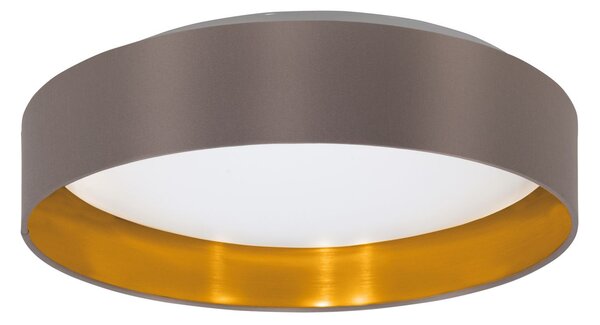 EGLO LED přisazené stropní osvětlení MASERLO 2, 24W, teplá bílá, 38cm, kulaté, hnědozlaté 99542