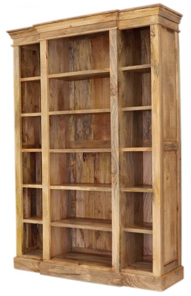 Knihovna Guru 140x200x45 z masivu mango