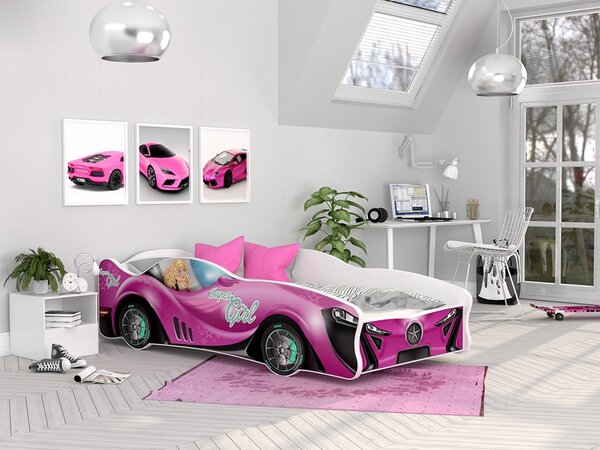 AJK Dětská postel auto 160x80 cm 06