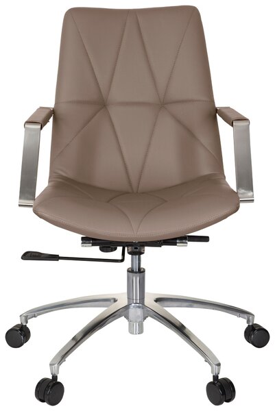 OTOČNÁ ŽIDLE, vzhled kůže, cappuccino MID.YOU - Online Only kancelářské židle, Online Only