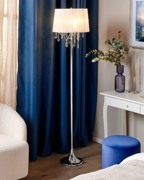Stojací lampa EVANS Kov Bílá