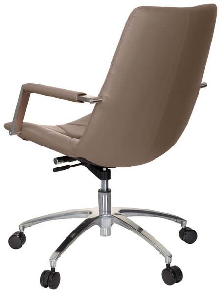 OTOČNÁ ŽIDLE, vzhled kůže, cappuccino MID.YOU - Online Only kancelářské židle, Online Only