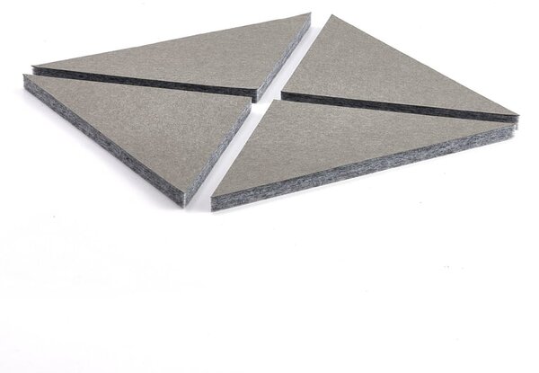 AJ Produkty Akustický panel PATTERN, 600x600x40 mm, bal. 4 ks, světle hnědý