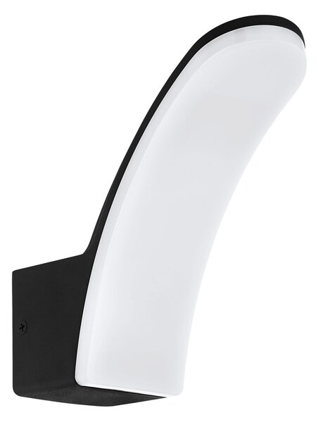 EGLO Venkovní designové nástěnné LED svítidlo FIUMICINO, černobílé 98148