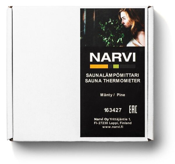 Narvi teploměr do sauny, borovice