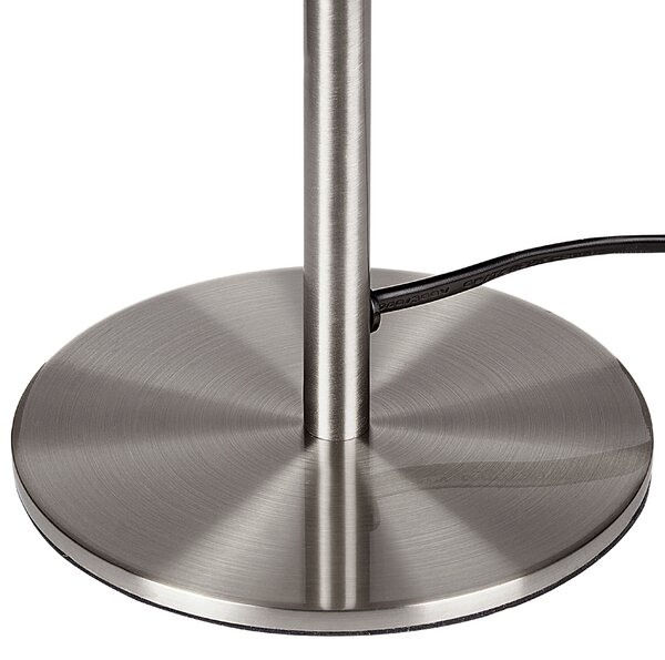 Stolní lampa MORUGA Kov Stříbrná