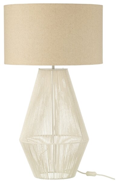 J-line Bílá stolní lampa Striing 78 cm