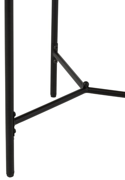 -25 % Dny MOMENTI– J-line Hnědý odkládací stolek Mell 50 x 45 cm