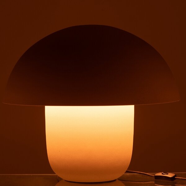 J-line Béžová kovová stolní lampa Cordelius 44 cm