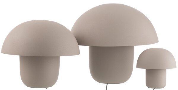 J-line Béžová kovová stolní lampa Cordelius 35 cm