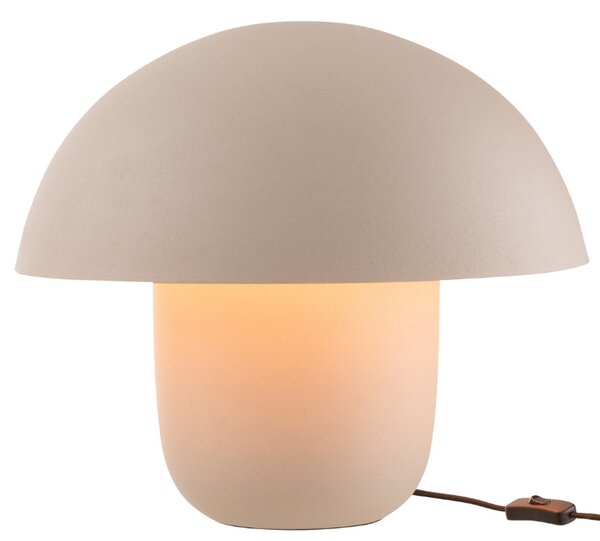 J-line Béžová kovová stolní lampa Cordelius 44 cm