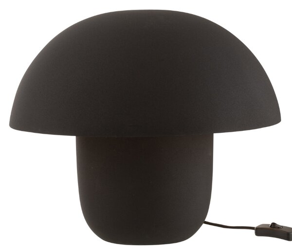 J-line Černá kovová stolní lampa Cordelius 35 cm