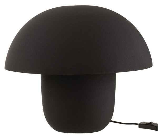 J-line Černá kovová stolní lampa Cordelius 35 cm