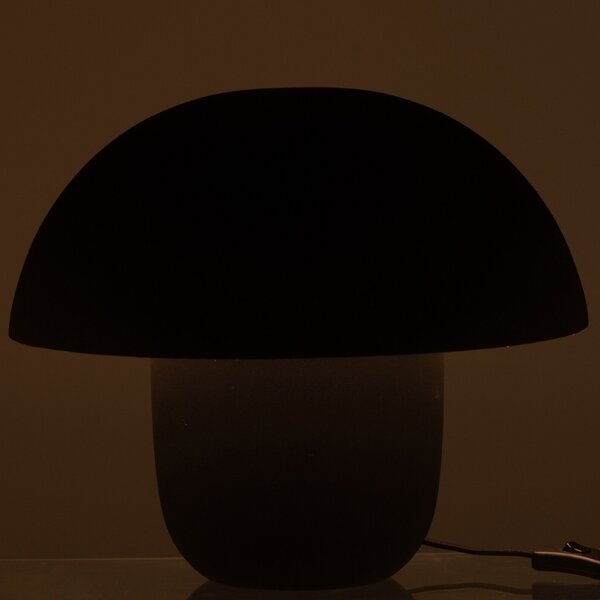 J-line Černá kovová stolní lampa Cordelius 35 cm