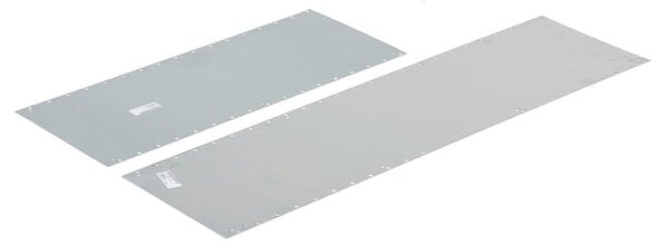 AJ Produkty Boční plechová výplň pro regál MIX s otevřeným rámem, 2100x400 mm, pozink