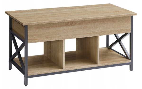 Konferenční stolek TAYLOR SONOMA s výsuvnou deskou 100x50 cm
