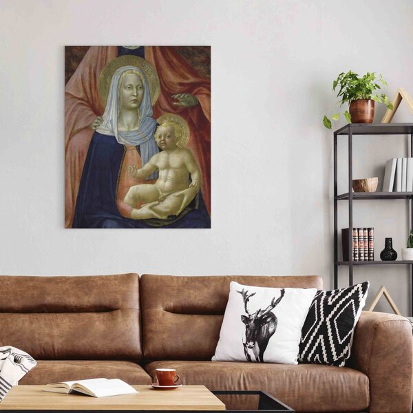 Reprodukce obrazu Svatá Anna, Marie a dítě Ježíš