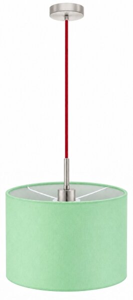 Eglo - LED Lustr na lanku TUNJA 1xE27/60W/230V pr. 20 cm zelená/červená