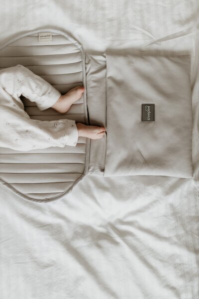 Skládací přebalovací podložka a plenkovník Sleepee Grey