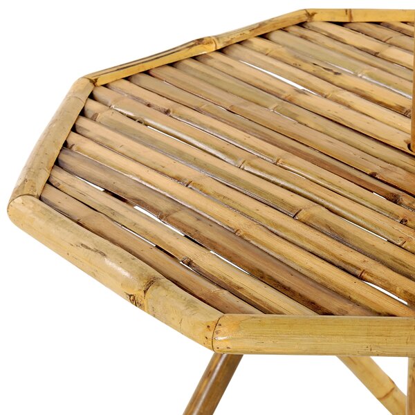 Bistro stolek MOLISE 85 cm 85 cm Bambus Světle hnědá