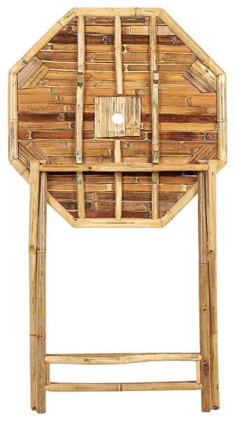Bistro stolek MOLISE 85 cm 85 cm Bambus Světle hnědá