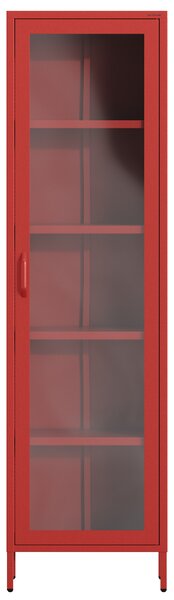 Vitrína LUIGI, 500 x 1800 x 350 mm, Modern: červená