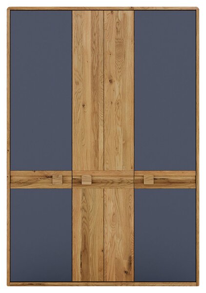 ŠATNÍ SKŘÍŇ, divoký dub, antracitová, dub artisan, divoký dub, 156,4/225/58 cm Linea Natura - Šatní skříně