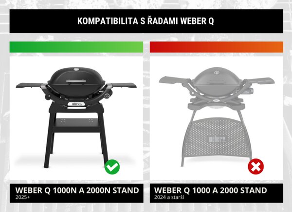 Weber Ochranný obal Premium pro Q1000N a Q2000N Stand